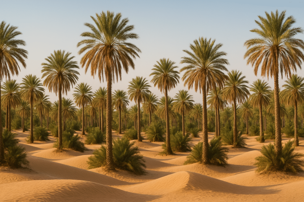 تمور جملة من الواحات
