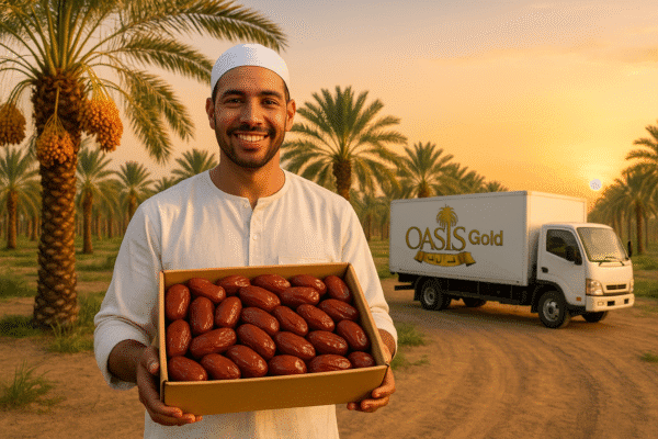 شراء التمور المصرية بالجملة – مباشرة من مزارعنا | شركة ذهب الواحة 1 شراء التمور المصرية بالجملة – مباشرة من مزارعنا شركة ذهب الواحة