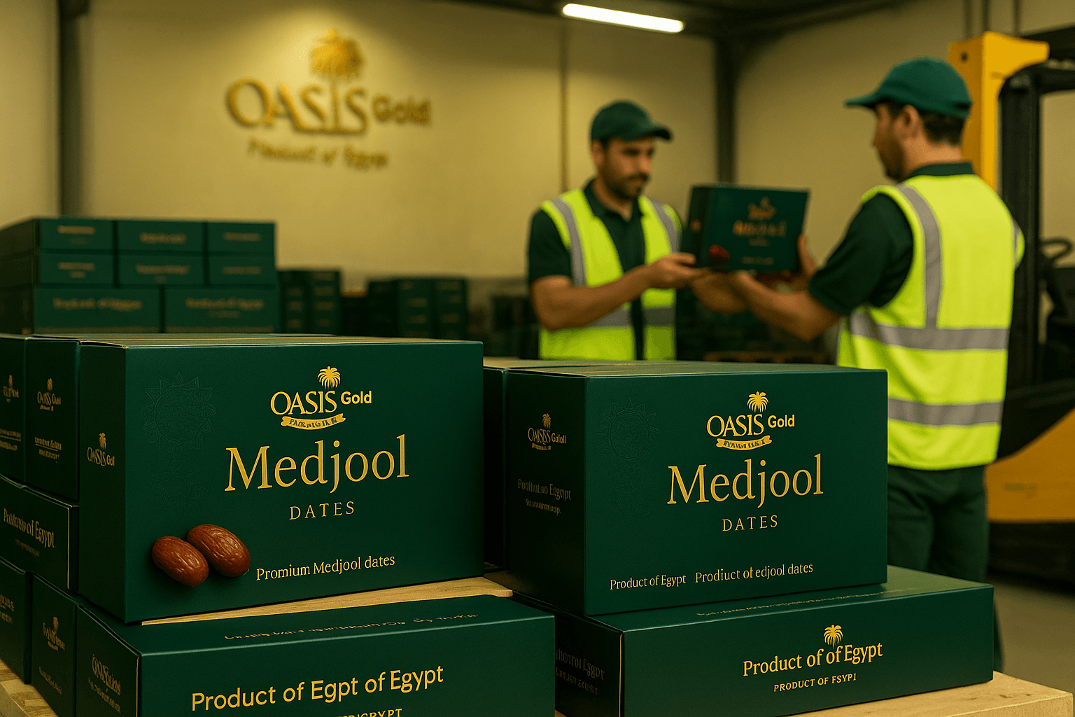 Fournisseur en gros de dattes Medjoul d’Égypte – Qualité et options de conditionnement en vrac