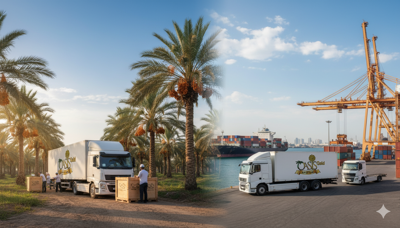 خدمات تصدير التمور المصرية – من المزرعة إلى الميناء