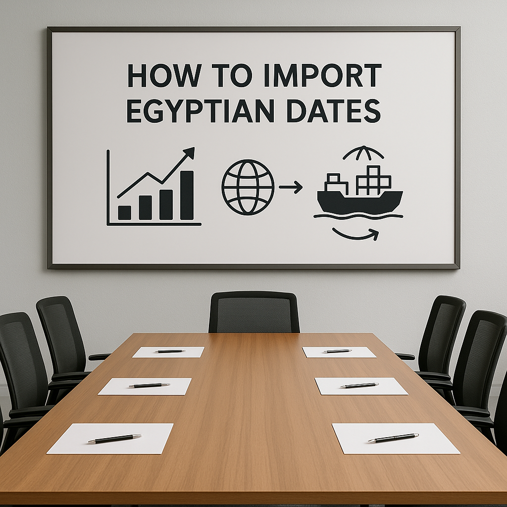 كيفية استيراد التمور المصرية – دليل شامل خطوة بخطوة للمشترين حول العالم