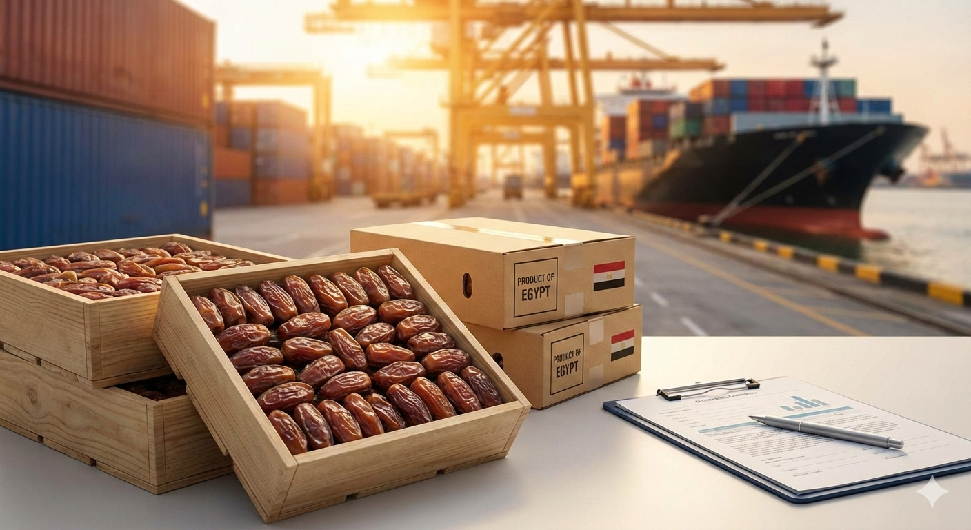 استيراد التمور المصرية من مصر دليل خطوة بخطوة للمستوردين
